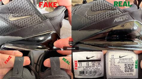 fake nike air max 270 vs real|nike 270 counterfeit vs real.